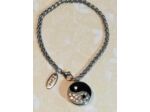 Bracelet en chaîne yin yang