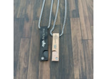 Colliers en acier inoxydable pour couple Queen/King