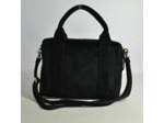 Mila Louise Mapa VFR1 Sac Business 2 Compartiments Velours Noir
