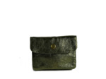 Farfouillette Porte-monnaie compact Cuir PM Olive
