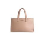 Farfouillette Sac Porté Main Avec Surpiqûres Rose