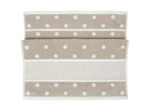 Drap de douche - Beige à pois