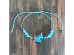 Bracelet enfant licorne bleu