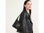 Lancaster Foulonne Double Sac Hobo 470-60 Noir In Nude