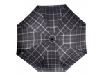 Isotoner Parapluie Homme Poignée Pliant Automatique X-TRA Solide Carreaux Noir