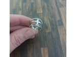 Bague acier inox 3 rangs
