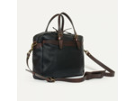Bleu de Chauffe Sac Business Ledger Liscio Noir