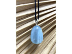 Pendentif argent aigue-marine