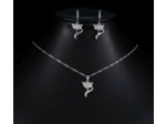 Parure 2 pcs en argent renard