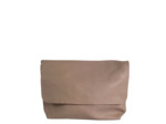 Farfouillette Grand Sac Porté Travers A Rabat Et Similicuir Effet Grainé Rose
