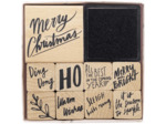 Lot de tampons Jolly Christmas - Rico Design