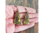 Boucles d'oreilles Calista triangle en ivoire végétal