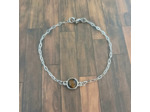 Bracelet œil de tigre et acier inoxydable 1