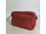 Farfouillette Sac Porté Travers Côtelé Et Pochette Orange