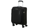 American Tourister CloudRider Valise Cabine Souple 55Cm 4 Roues Trolley Extensible & TSA Jet Black