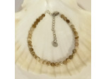 Bracelet en pierres naturelles facettes rond 5mm Picture stone