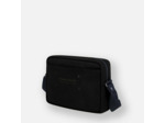 Ateliers Fourès Aristote Pochette Horizontale Toile et Cuir R135 Noir