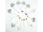 Marque-page coeur transparent