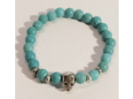 Tête de mort, turquoise