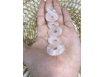 Pendentif infini Quartz rose