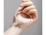 Bracelet attrape rêve en argent