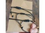 3 bracelets 3 génération cœur doré