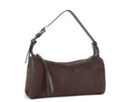 Lancaster Suède Sac Rectangle En Cuir Velours 530-55 Marron