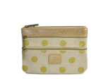 Mila Louise Pair PM DB Porte-monnaie Toile Pois Jaune