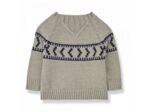 Pull taupe Mieke