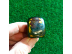 Bague kaki-marron en ivoire végétal