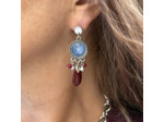 Boucles d'oreilles cristal Oralya