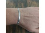 Bracelets en acier Inox maille serpent Argenté