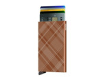 Secrid Porte-Carte Cardprotector Laser Tartan Rust