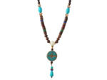 Collier Mala 108 perles bois Népal
