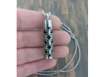 Collier aromathérapie avec pendentif diffuseur fleur de vie