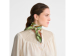 Longchamp Carré De Soie Gots Foulard 70 Tours Laurier