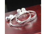 Bracelet en argent pour bébé clochettes