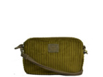 Mila Louise Trotty VFR1 Mini Sac Trotteur Velours Fumé Kaki
