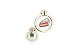 Kit 2 minis anneaux de broderie - Cactus & Cake - rond, Rico