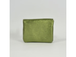 Farfouillette Porte-monnaie compact Cuir PM Kaki