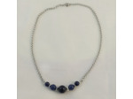 Collier Lapis Lazuli/argenté
