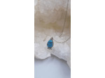 Collier turquoise et cuivre argent 925 avec chaine olpa1933/1934/1935