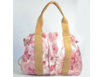 Mila Louise Prudy FS Cabas Toile Fantaisie et Cuir Rose