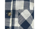 Veste à carreaux bleu Numph