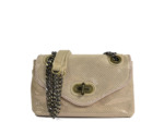 Mila Louise Lania DS Sac Bandoulière Toile Pois Creme