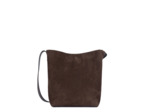 Lancaster Suède Sac Seau 530-56 Marron