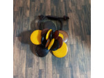 Bracelet Flora marron-jaune en ivoire végétal