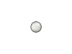 Bouton métal - Boule sur pied argent