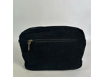 Farfouillette Sac Porté Travers En Velours Noir