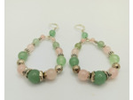 B.O. aventurine/quartz rose/argenté